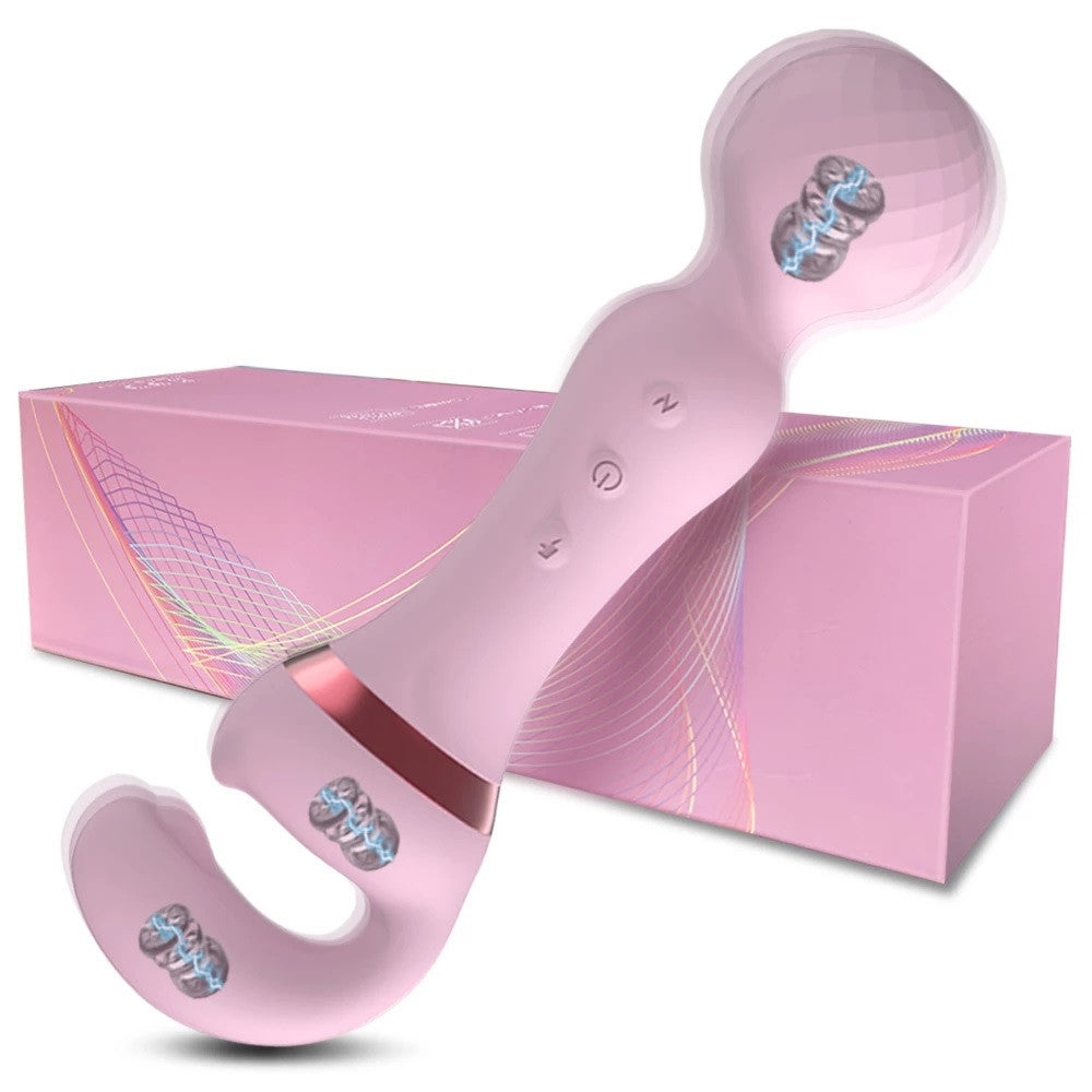 🔥 HOT 2 in 1 AV Vibrator Female Magic Wand Clitoris Stimulator
