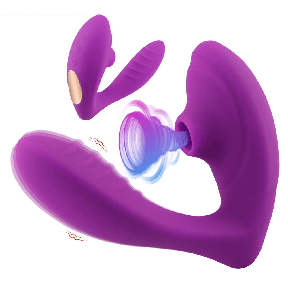 🔥Vibrator 10 Speeds APP Controlled Vibrating Sucker Oral Sex Suction Clitoris Stimulator