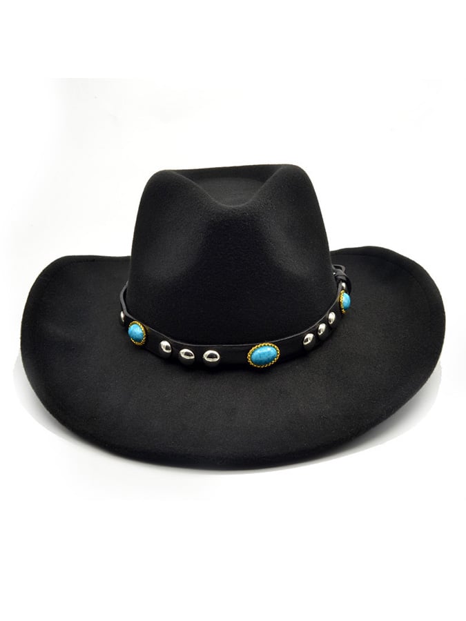Western Cowboy Wide Brim Hat