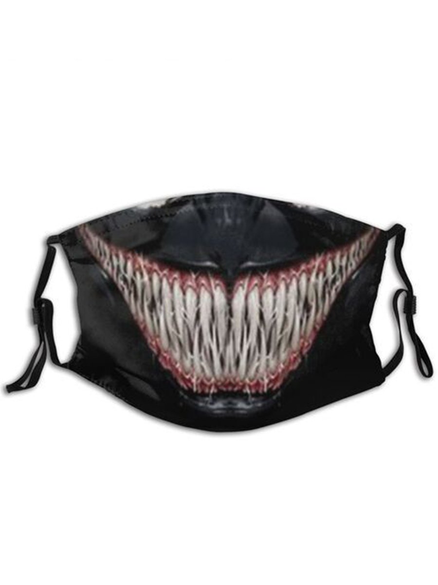 Adult Day of the Dead Halloween Funny Mouth Mask