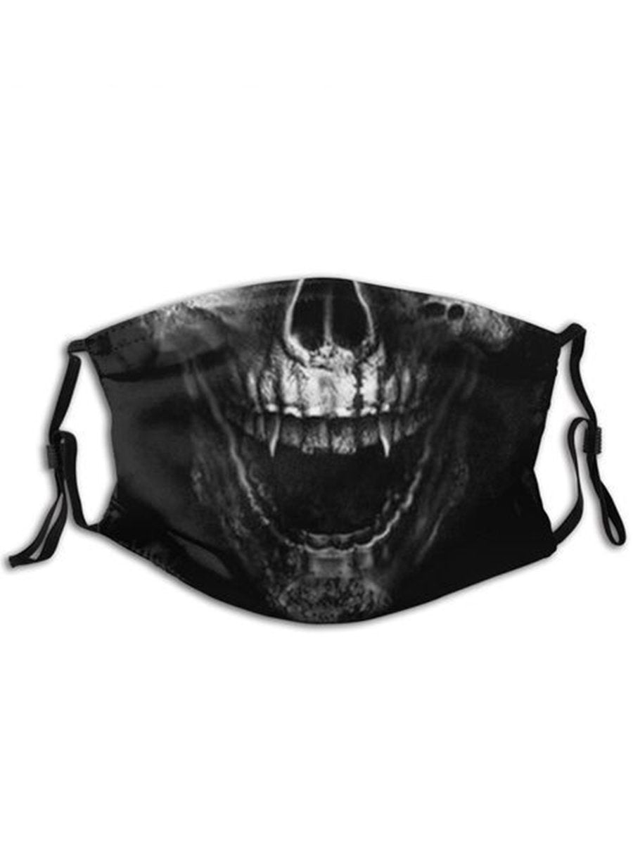 Adult Day of the Dead Halloween Funny Mouth Mask