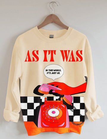Women's As It Was Harry’s House Print Sweatshirt