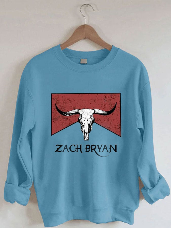 Women's Zach Bryan Print Sweatshirt