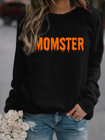 Women's Momster Family Halloween Sweatshirt