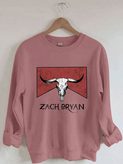 Women's Zach Bryan Print Sweatshirt