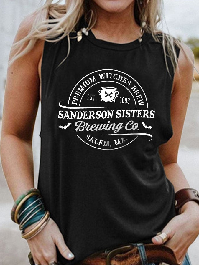 Women's Sanderson Sisters Brewing Co. Halloween Pint Casual Vest