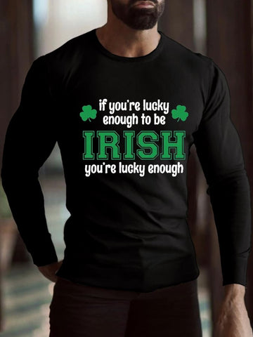Men's St. Patrick's Day Printed T-Shirt